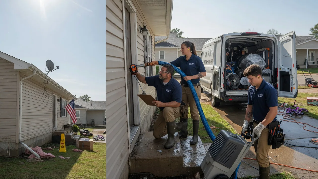 Ceiling Water Damage Restoration in Nelsonville, WI near me